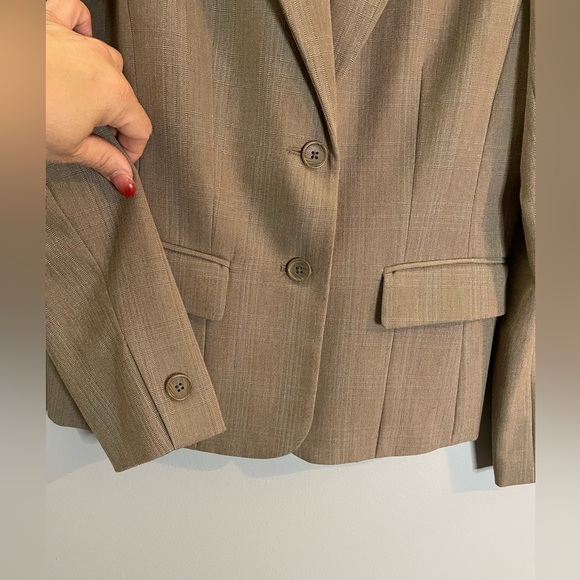 Rafaella Womens Suit Jacket Blazer Size 4 Lined Two Button Closure Stretch - Picture 3 of 7